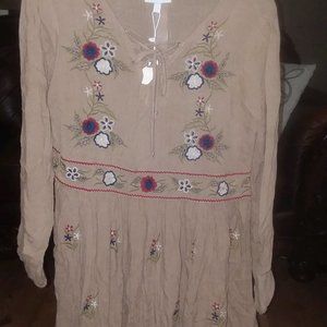 Velzera Tunic top S Mocha